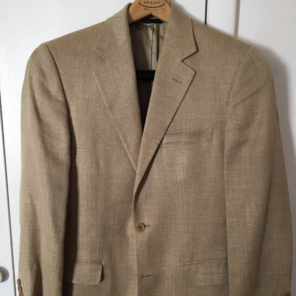 Brooks Brothers Linen Blazer 36R